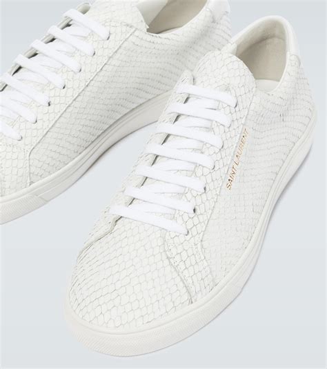 ysl men's tennis shoes|saint laurent white shoes.